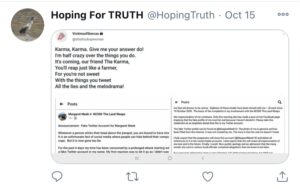 Margaret Meek falsely accuses